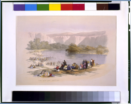 Banks of the Jordan April 2nd 1839 LCCN2002717495, David Roberts, 1843