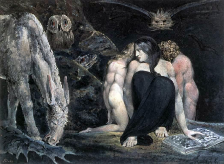 William Blake, Hecate or the Three Fates, William Blake