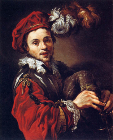 Portrait of François Langlois, Claude Vignon, circa 1621