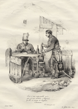 Write to my respectable mother that I am sick in the hospital, Nicolas Toussaint Charlet, between 1824 and 1827