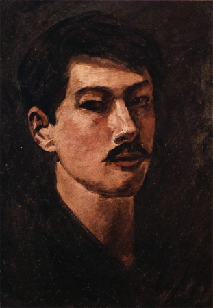 Self-portrait, Fujishima Takeji, circa 1903