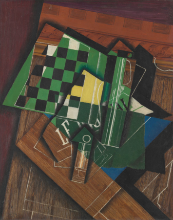 Chess game (The Checkerboard), Juan Gris, September 1915