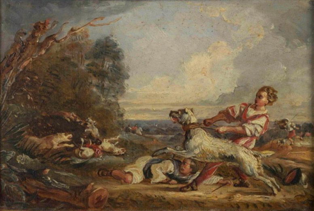 Barker, Chasse-Curee, Thomas Jones Barker, before 1882