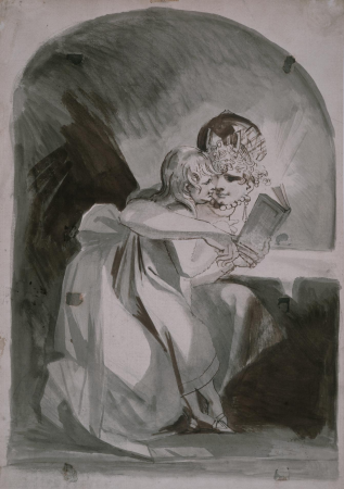 Füssli - Milton when a Boy, Instructed by his Mother (c. 1796-98), Henry Fuseli