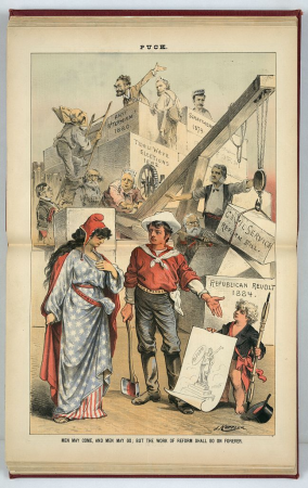 Men may come, and men may go; but the work of reform shall go on forever LCCN2011661843, 1884