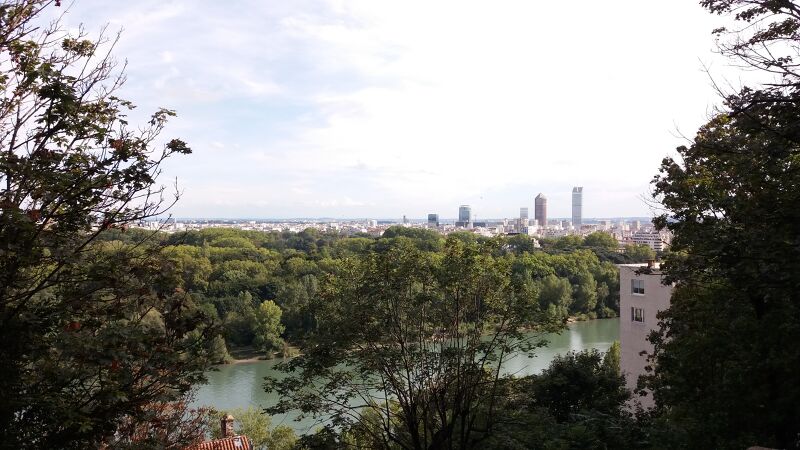 Caluire-et-Cuire - Propriété de la Sablière - Vue sur Lyon 03
