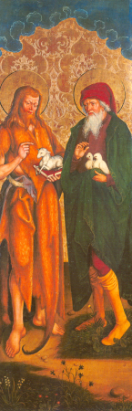 John the Baptist and Joachim - Inzigkofen Altar, Jakob Strüb, 1505