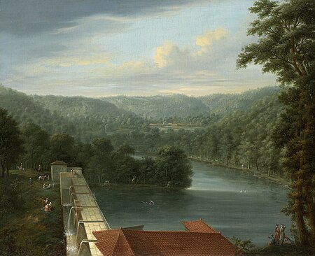 The water reservoirs, the so-called Bends, in the Belgrade Forest, Johann Christian Vollerdt, between 1744 and 1763