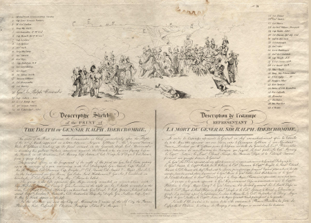 Descriptive Sketch of the Print of the Death of Gen - Sir Ralph Abercrombie by Sir Robert Ker Porter, Robert Ker Porter, 1804