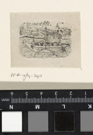 Visser in zijn boot, RP-P-1964-2411, Isaac Walraven, between 1696 and 1765