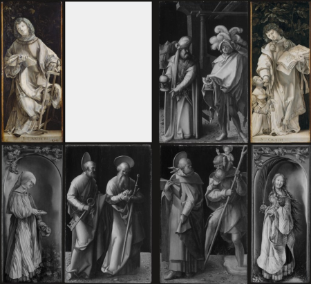 Heller Altarpiece closed, between 1508 and 1512