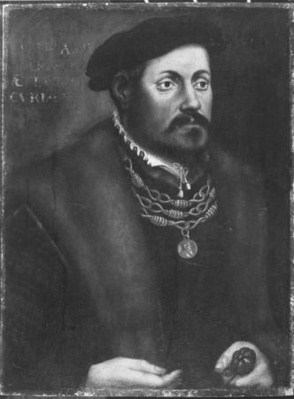 Portrait of the Bavarian Councilor Wilhelm Lösch, Hans Schöpfer (I), between 1550 and 1569