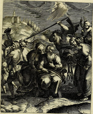 The doctrine of morality - or, A view of human life, according to the stoick philosophy - exemplify'd in one hundred and three copper-plates, done by the celebrated Monsieur Daret, engraver to the (14725044626), 1721