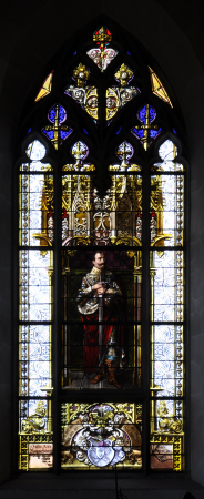 Ravensburg Stadtkirche Reformatorenfenster Gustav Adolf