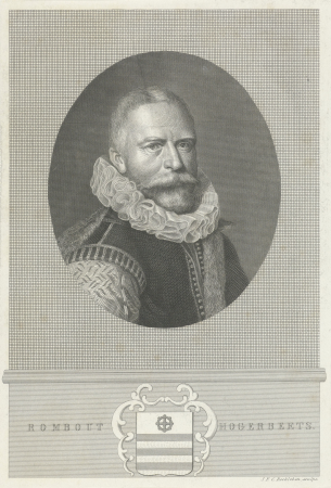 Portret van Rombout Hogerbeets, RP-P-1937-1434, Jan van Ravesteyn, between 1855 and 1857