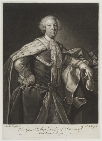 Robert Ker, 2nd Duke of Roxburghe, James MacArdell, circa 1741