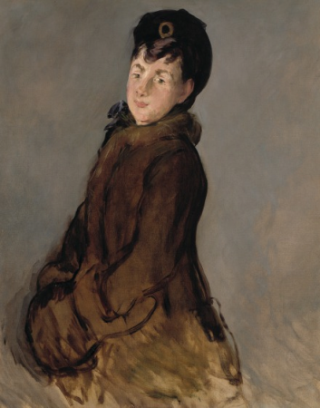 Portrait of Isabelle Lemonnier with a muff, Édouard Manet, 1879