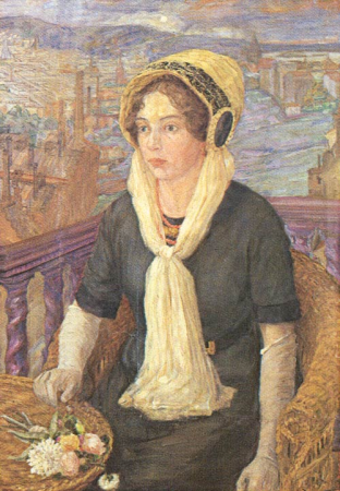 Portrait of Sigrid Undset, Anders Castus Svarstad, 1911