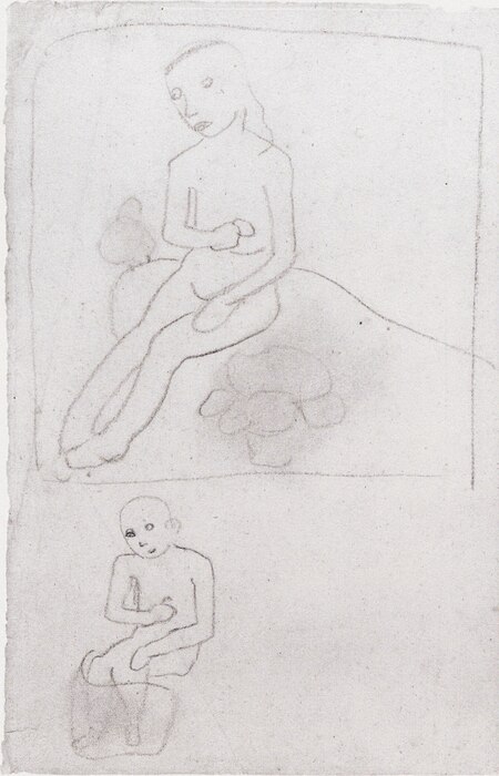 Mädchenakt, Paula Modersohn-Becker, 1906/06
