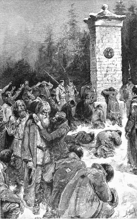 EXV1 D075 A Siberian boundary post, 12 June 1891