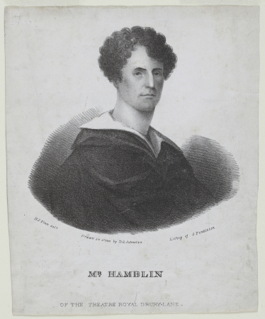 Thomas S. Hamblin by David Claypoole Johnston after Henry James William Finn, 1826, lithograph on paper, from the National Portrait Gallery - NPG-NPG 83 172, David Claypoole Johnston