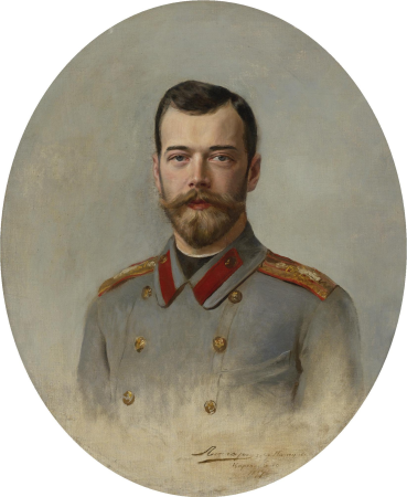 Portrait of Tsar Nicholas II, Ernst Friedrich von Liphart, 1897