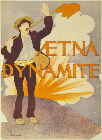 Aetna dynamite, Edward Penfield, between 1890 and 1900
