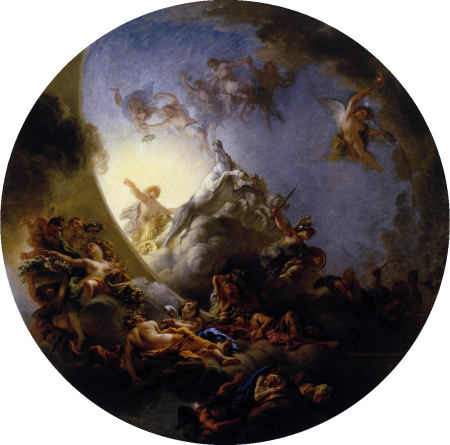 Sunrise with the Chariot of Apollo, Charles de La Fosse, circa 1672