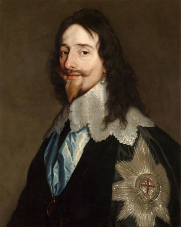 Portrait of Charles I Stuart., Anthony van Dyck, circa 1638