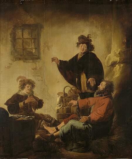 Joseph explains the dreams of the baker and the butler, Benjamin Gerritsz Cuyp, between 1630 and 1652