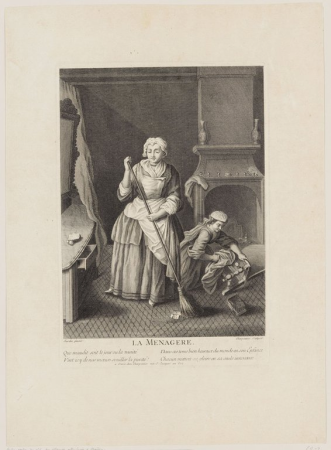 CHARPENTIER François Philippe - La ménagère, 6127 LR Recto, Jean-Baptiste-Siméon Chardin