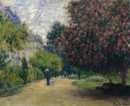 Parc Monceau Claude Monet, Claude Monet, 1876