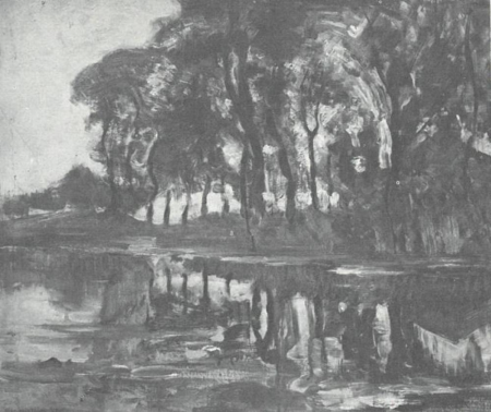 Bend in the Gein with poplars, Piet Mondrian, 1907