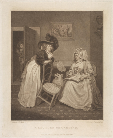 A Lecture on Gadding, Francesco Bartolozzi, 1789