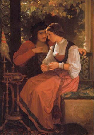The Proposal, William-Adolphe Bouguereau, 1872