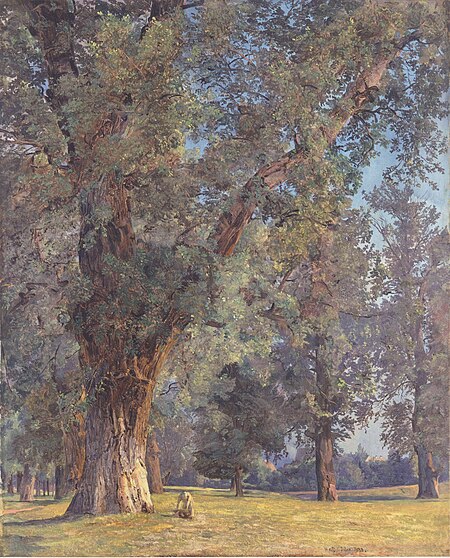 Trees in the Prater, Ferdinand Georg Waldmüller, 1833