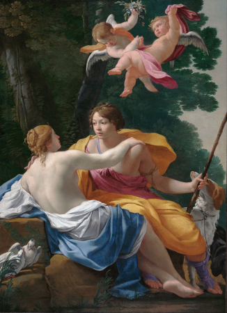 Venus and Adonis, Simon Vouet, circa 1642
