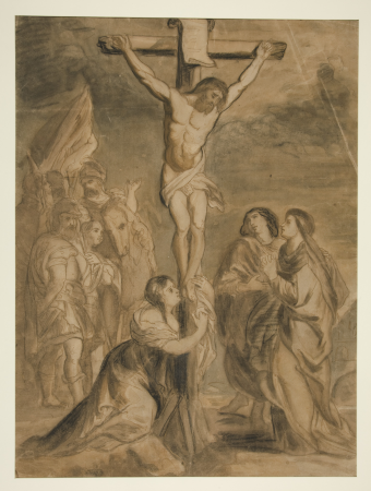 Christ on the Cross Surrounded by Virgin and Saints, Théodore Géricault