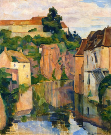 BERNARD Emile,1906-08 - Vue de Semur, Émile Bernard, between 1906 and 1908