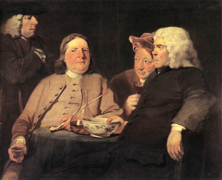 Mr Oldham and his Guests, Joseph Highmore, circa 1750