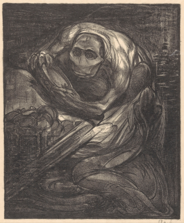 Monster met schaal, RP-P-OB-25.911, Johannes Josephus Aarts, between 1881 and 1934