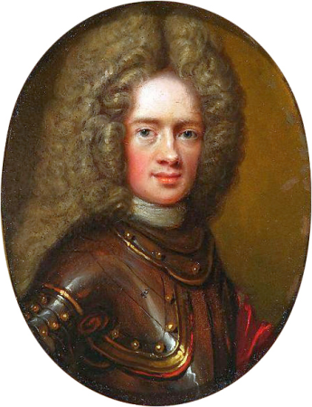 Miniature of Jakub Ludwik Sobieski., François de Troy, circa 1699