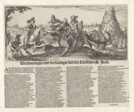 De Kleefse Sint Joris, 1615 Verthooninghe ende verclaringhe van den Cleefschen S. Joris (titel op object), RP-P-OB-80.798