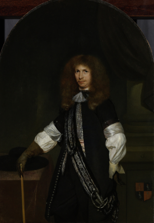 Jacob de Graeff (1642-90), in officer's uniform, Gerard ter Borch, between 1670 and 1681