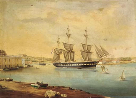 Font i Vidal Corbeta en el puerto de Mahón 1874, Joan Font i Vidal