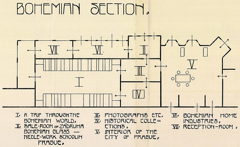 Guide to the Bohemian section and to the Kingdom of Bohemia - 1906 - Image on 148b page