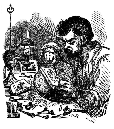 Our engraver as he appears through the week., Samuel Calvert, 2 August 1855