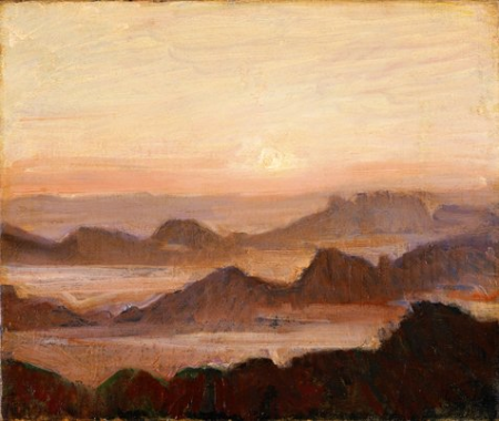 Sunrise by Fujishima Takeji (Pola Museum of Art), Fujishima Takeji, circa 1930-32