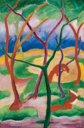 Marc - Weasels at Play, 1911, 2020.112.2, Franz Marc