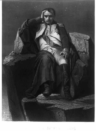 Napoléon a Sainte-Hélène - peint par Paul Delarouche ; lithographié par C. Fuhr d'après Lafosse. LCCN2015646301, Charles-Jérémie Fuhr, 1859